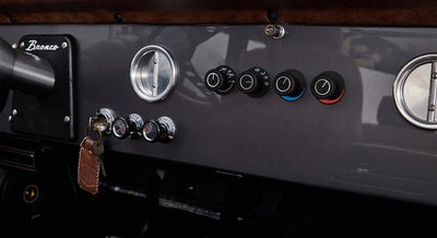 Classic Ford Bronco dashboard