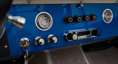 Classic Ford Bronco dashboard