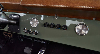 Classic Ford Bronco dashboard