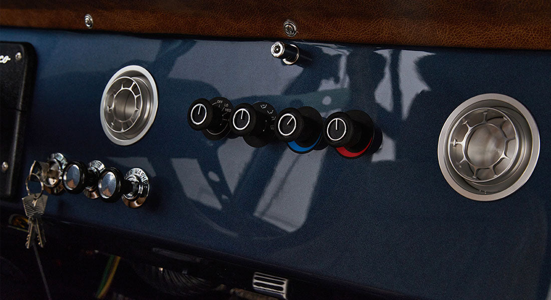 Classic Ford Bronco dashboard