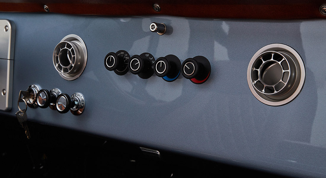 Classic Ford Bronco dashboard