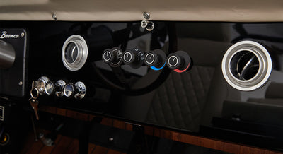 Classic Ford Bronco dashboard