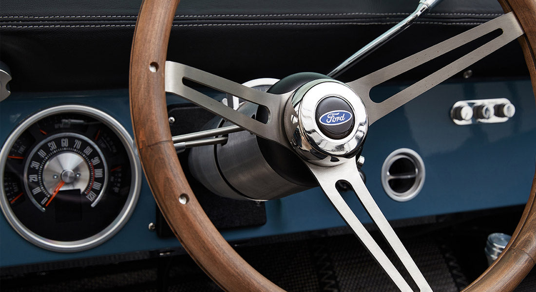 Classic Ford Bronco dashboard