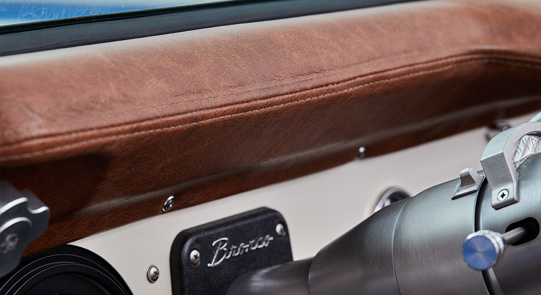 Classic Ford Bronco dashboard
