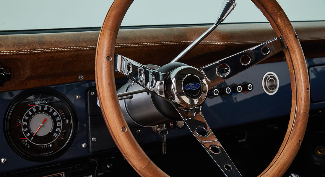 Classic Ford Bronco dashboard