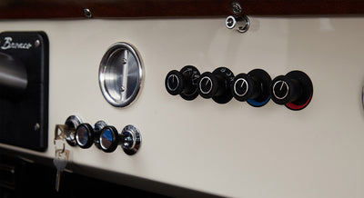 Classic Ford Bronco dashboard