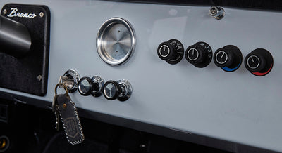 Classic Ford Bronco dashboard