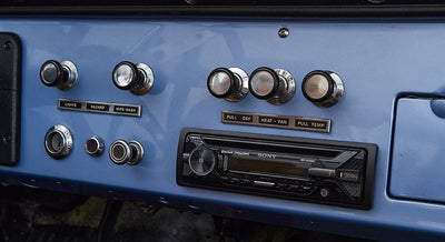 Classic Ford Bronco dashboard