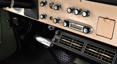 Classic Ford Bronco dashboard