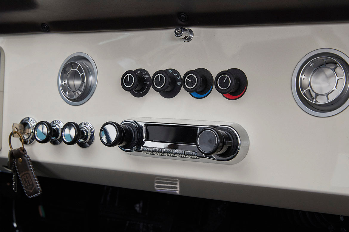 Classic Ford Bronco dashboard