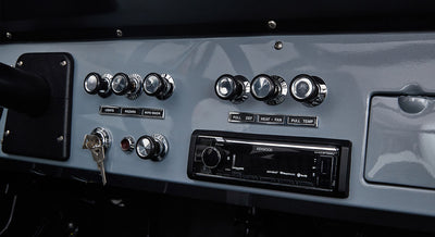 Classic Ford Bronco dashboard