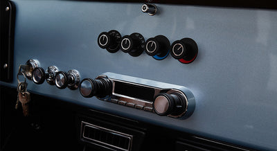 Classic Ford Bronco dashboard
