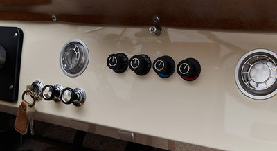 Classic Ford Bronco dashboard