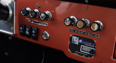 Classic Ford Bronco dashboard