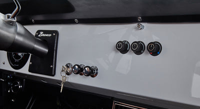 Classic Ford Bronco dashboard
