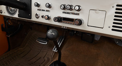 Classic Ford Bronco dashboard