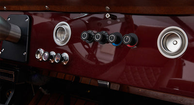 Classic Ford Bronco dashboard