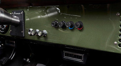 Classic Ford Bronco dashboard