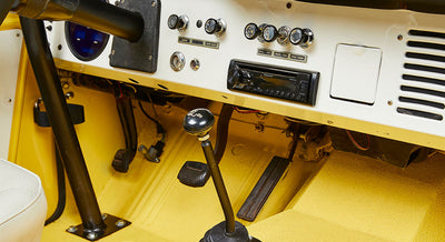 Classic Ford Bronco dashboard