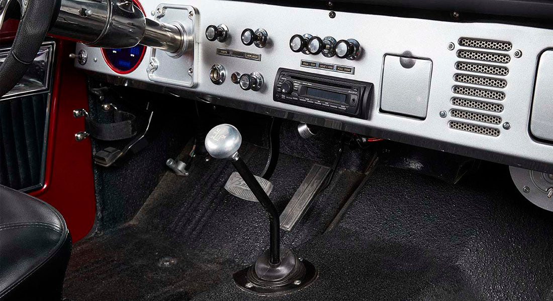 Classic Ford Bronco dashboard