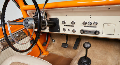 Classic Ford Bronco dashboard