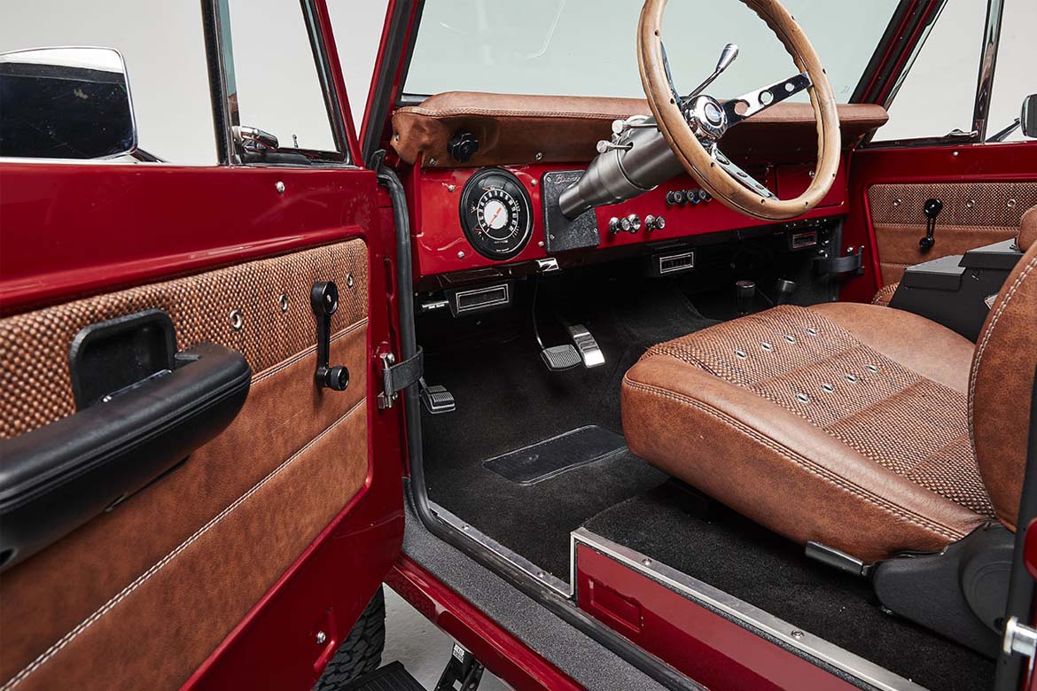 Classic Ford Bronco interior