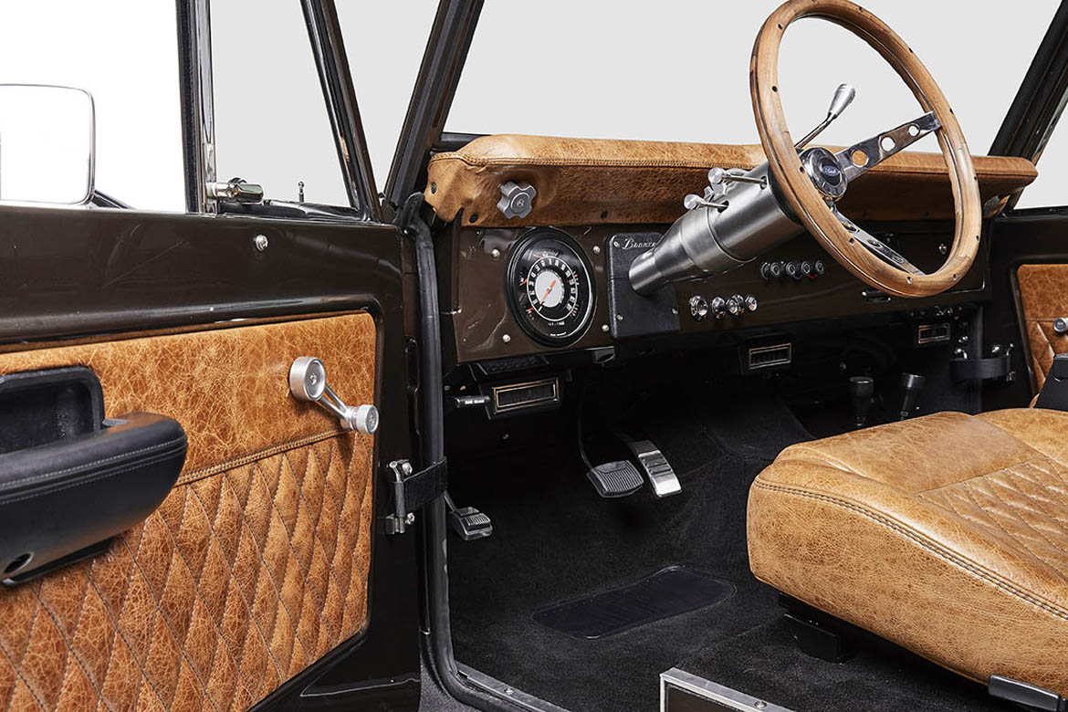 Classic Ford Bronco interior