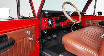 Classic Ford Bronco interior