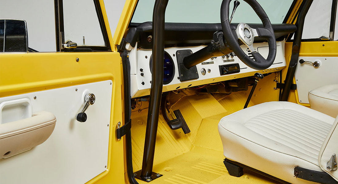 Classic Ford Bronco interior