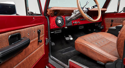 Classic Ford Bronco interior