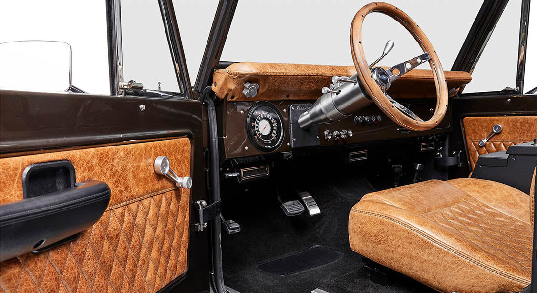 Classic Ford Bronco interior