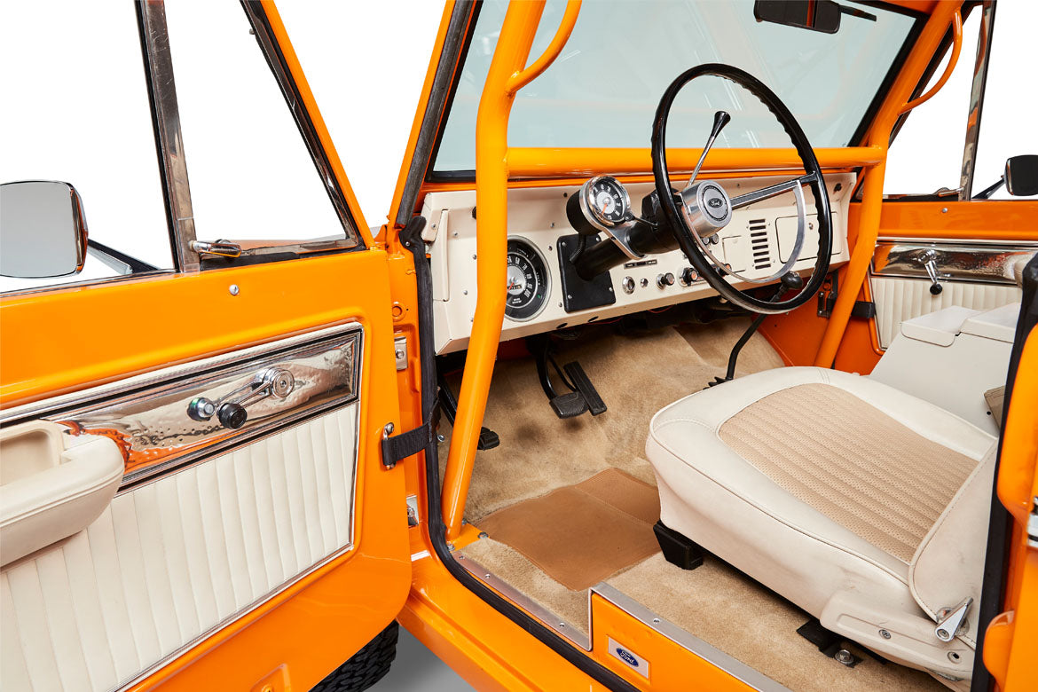 Classic Ford Bronco interior