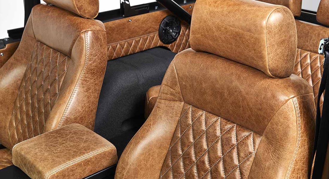 Classic Ford Bronco interior
