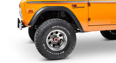 Classic Ford Bronco wheel and tire detail