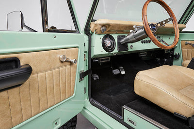 Classic Ford Bronco interior