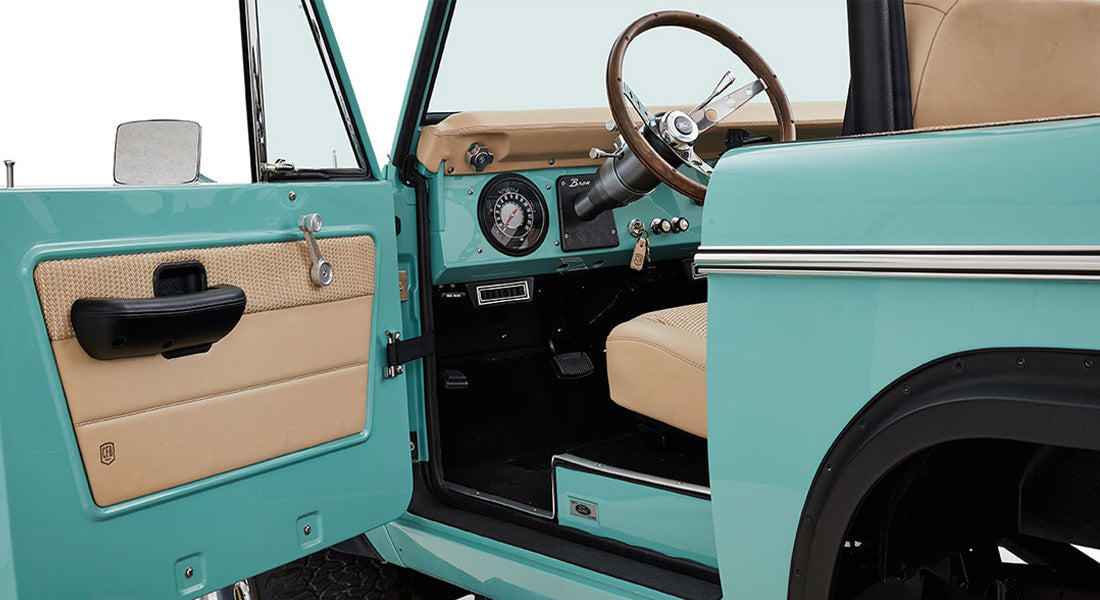 Classic Ford Bronco interior