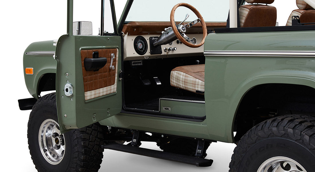 Classic Ford Bronco interior