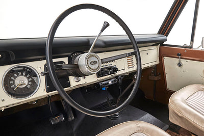 Classic Ford Bronco interior