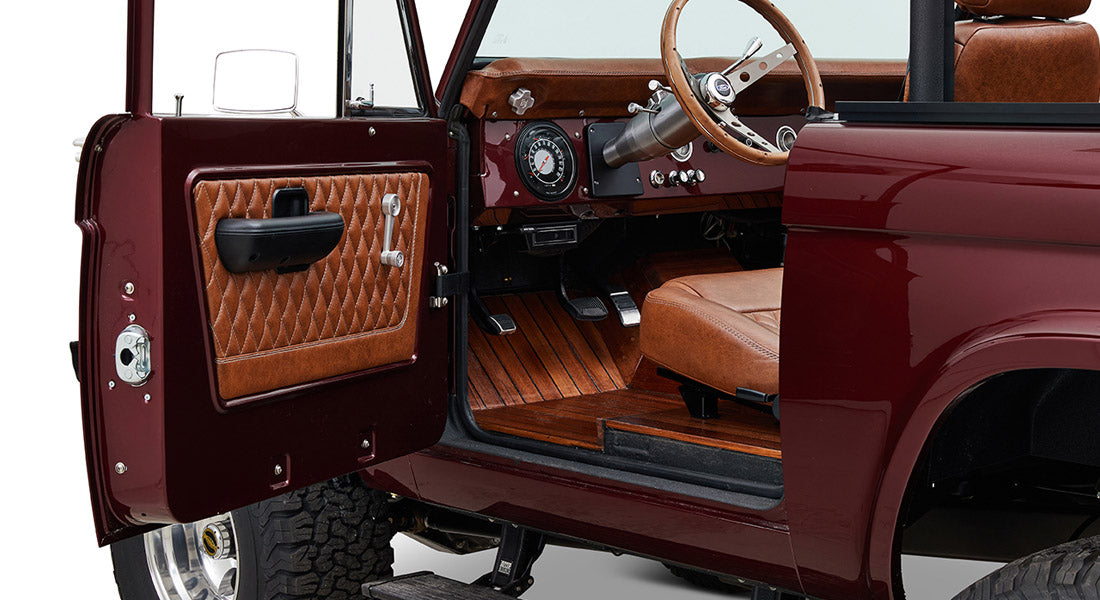 Classic Ford Bronco interior