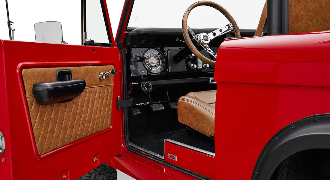 Classic Ford Bronco interior
