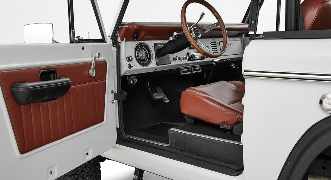Classic Ford Bronco interior