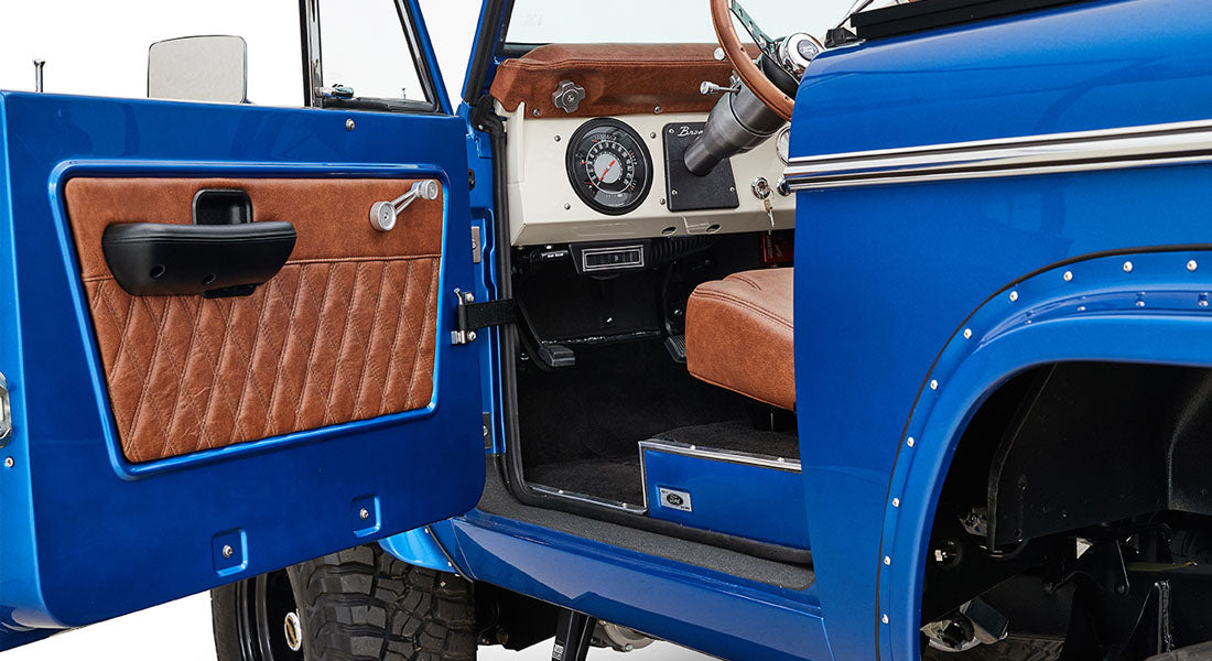 Classic Ford Bronco interior