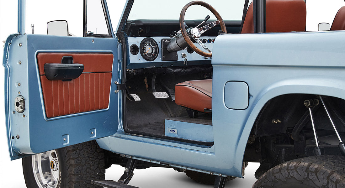 Classic Ford Bronco interior