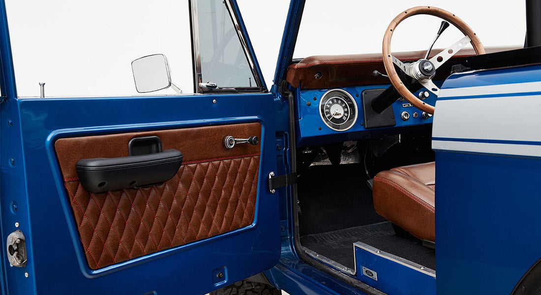 Classic Ford Bronco interior