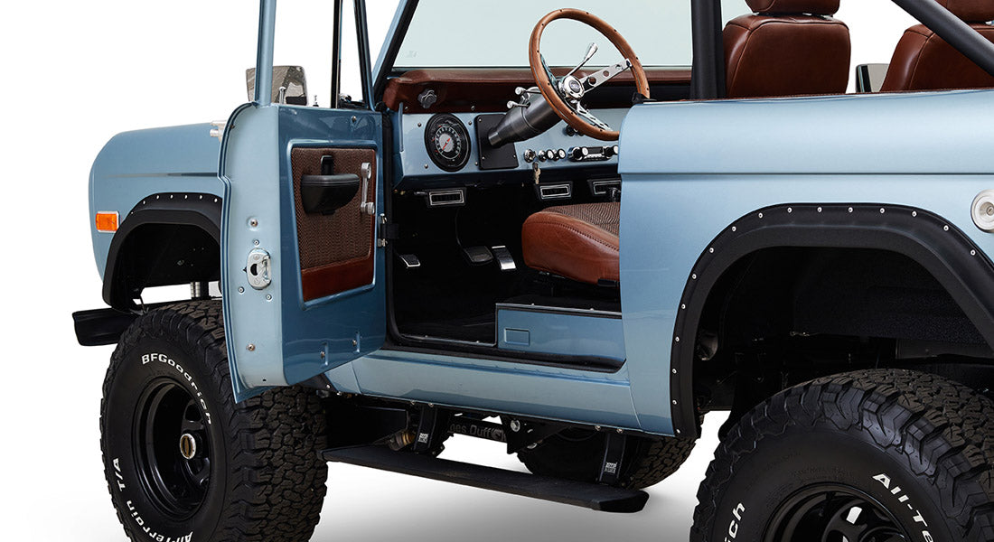 Classic Ford Bronco interior