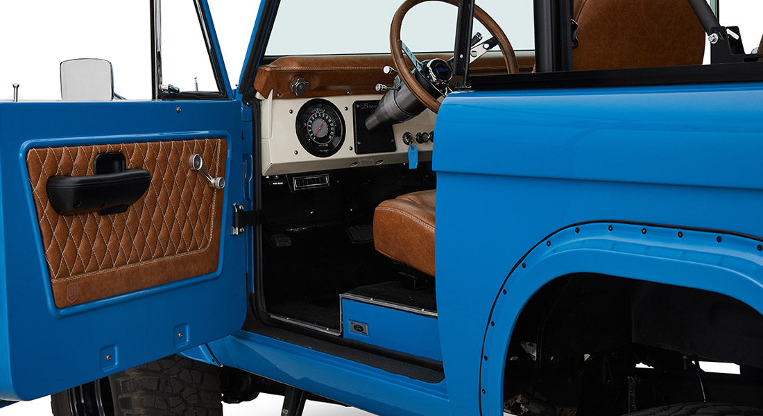 Classic Ford Bronco interior