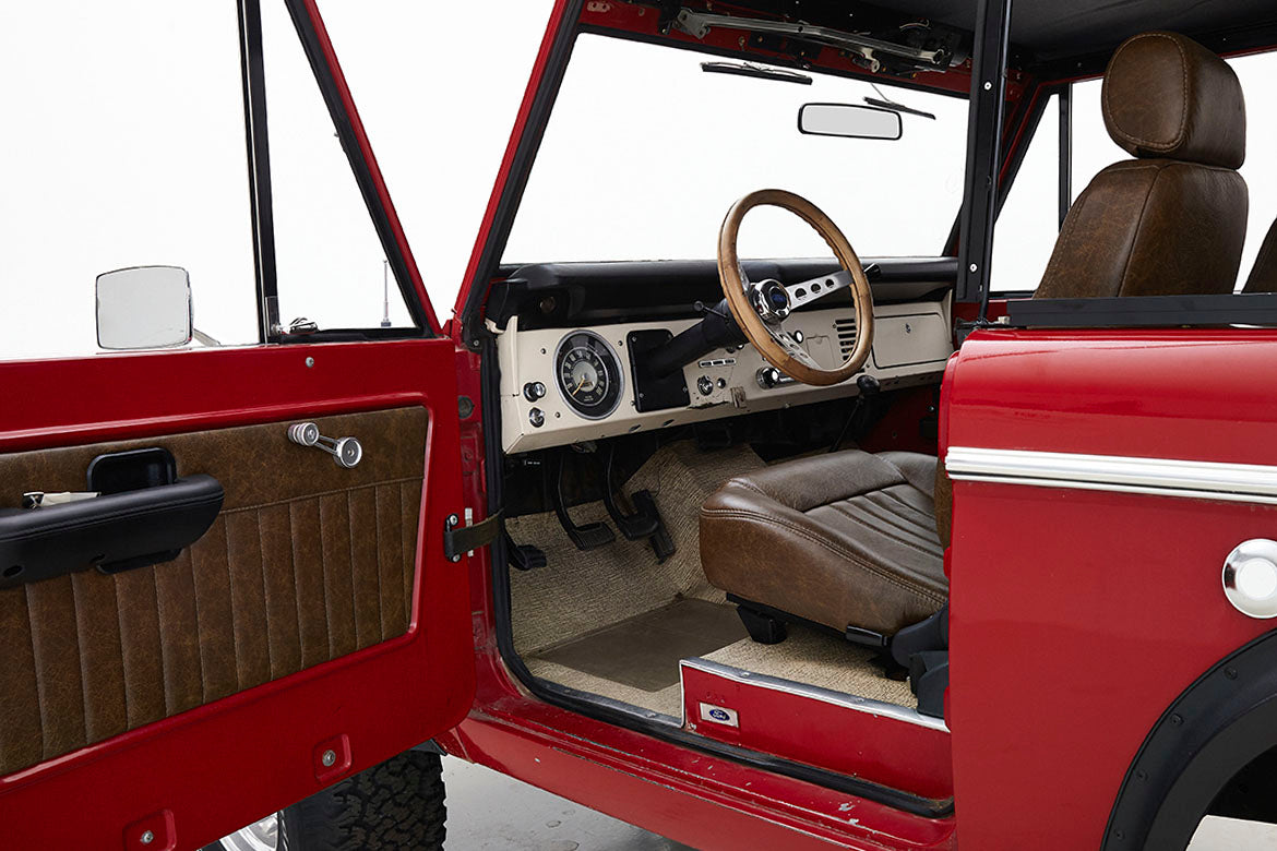 Classic Ford Bronco interior