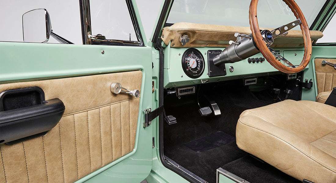 Classic Ford Bronco interior