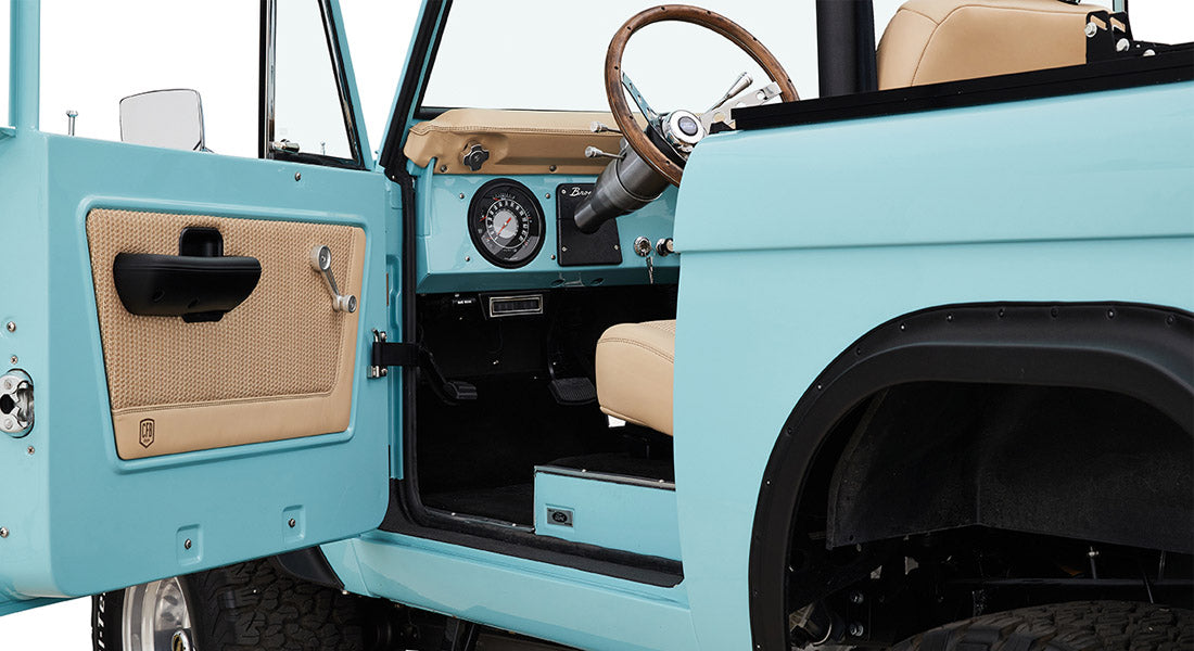 Classic Ford Bronco interior