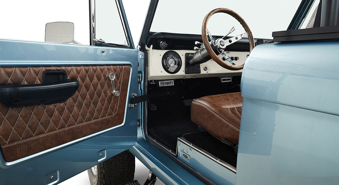 Classic Ford Bronco interior